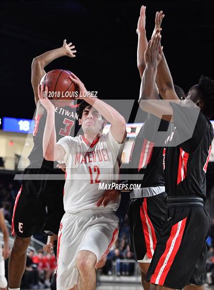 Thumbnail 3 in Etiwanda vs. Mater Dei (CIF SS Open DIV Semi Final) photogallery.