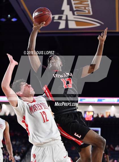 Thumbnail 3 in Etiwanda vs. Mater Dei (CIF SS Open DIV Semi Final) photogallery.