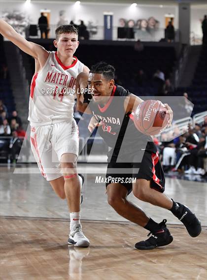Thumbnail 1 in Etiwanda vs. Mater Dei (CIF SS Open DIV Semi Final) photogallery.