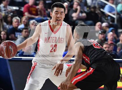 Thumbnail 2 in Etiwanda vs. Mater Dei (CIF SS Open DIV Semi Final) photogallery.
