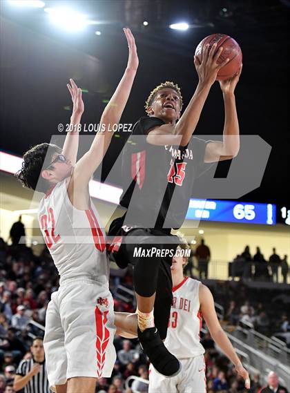 Thumbnail 2 in Etiwanda vs. Mater Dei (CIF SS Open DIV Semi Final) photogallery.