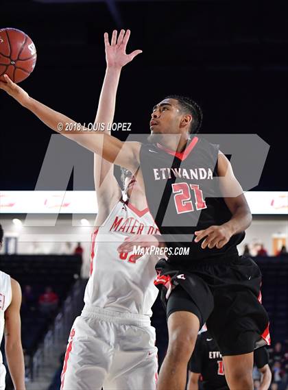 Thumbnail 3 in Etiwanda vs. Mater Dei (CIF SS Open DIV Semi Final) photogallery.