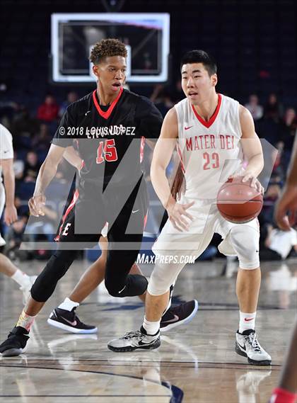 Thumbnail 1 in Etiwanda vs. Mater Dei (CIF SS Open DIV Semi Final) photogallery.