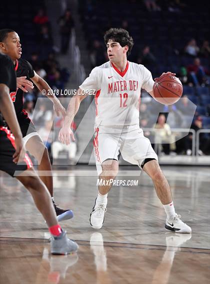 Thumbnail 2 in Etiwanda vs. Mater Dei (CIF SS Open DIV Semi Final) photogallery.