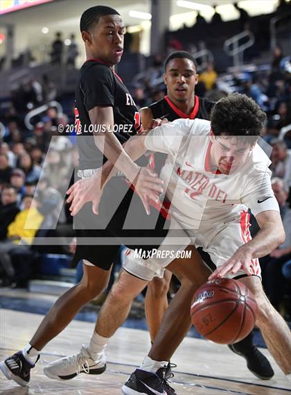 Thumbnail 3 in Etiwanda vs. Mater Dei (CIF SS Open DIV Semi Final) photogallery.