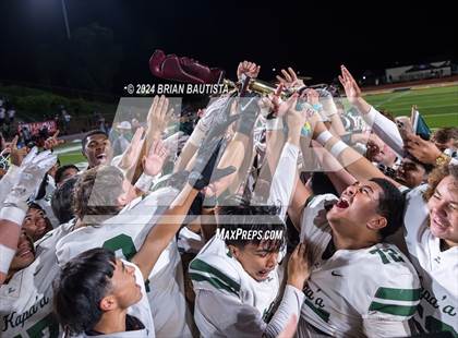 Thumbnail 3 in Kapa'a vs. Konawaena (HHSAA Division 1 Final) photogallery.