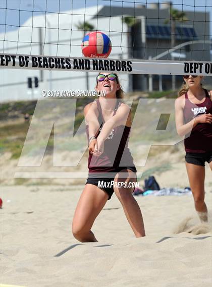 Thumbnail 1 in Mira Costa vs. Laguna Beach (IBVL Southern Pacific Final) photogallery.