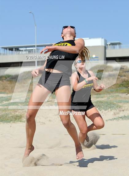 Thumbnail 1 in Mira Costa vs. Laguna Beach (IBVL Southern Pacific Final) photogallery.