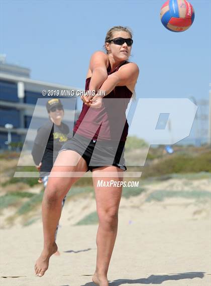 Thumbnail 1 in Mira Costa vs. Laguna Beach (IBVL Southern Pacific Final) photogallery.