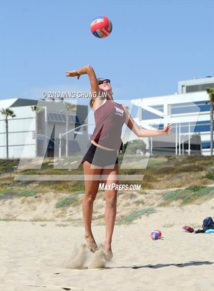 Thumbnail 1 in Mira Costa vs. Laguna Beach (IBVL Southern Pacific Final) photogallery.