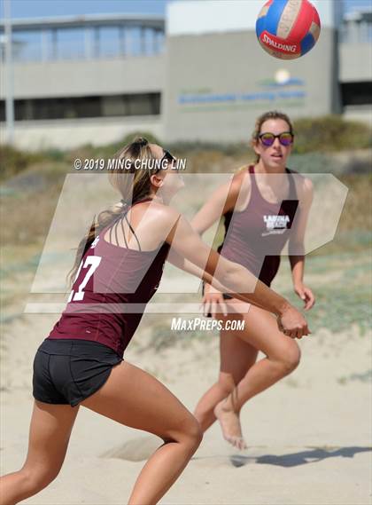 Thumbnail 1 in Mira Costa vs. Laguna Beach (IBVL Southern Pacific Final) photogallery.