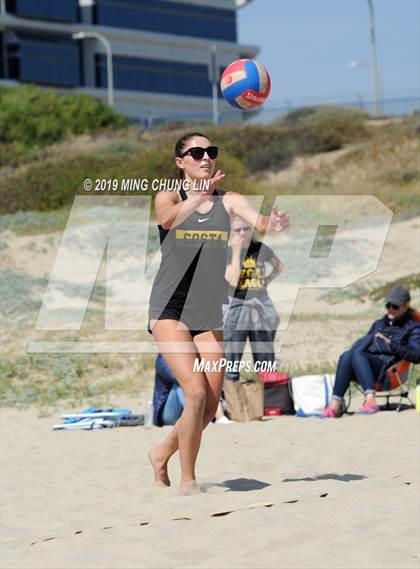 Thumbnail 3 in Mira Costa vs. Laguna Beach (IBVL Southern Pacific Final) photogallery.