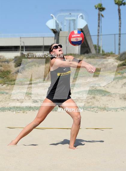 Thumbnail 1 in Mira Costa vs. Laguna Beach (IBVL Southern Pacific Final) photogallery.