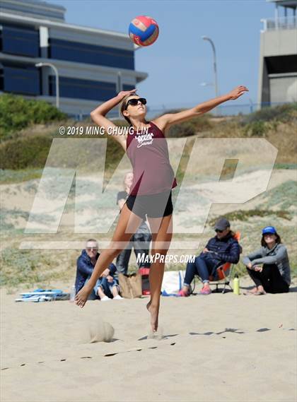 Thumbnail 3 in Mira Costa vs. Laguna Beach (IBVL Southern Pacific Final) photogallery.