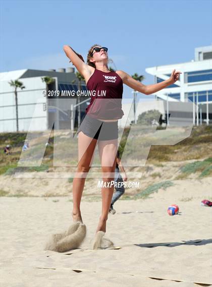 Thumbnail 1 in Mira Costa vs. Laguna Beach (IBVL Southern Pacific Final) photogallery.