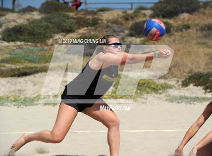 Thumbnail 3 in Mira Costa vs. Laguna Beach (IBVL Southern Pacific Final) photogallery.