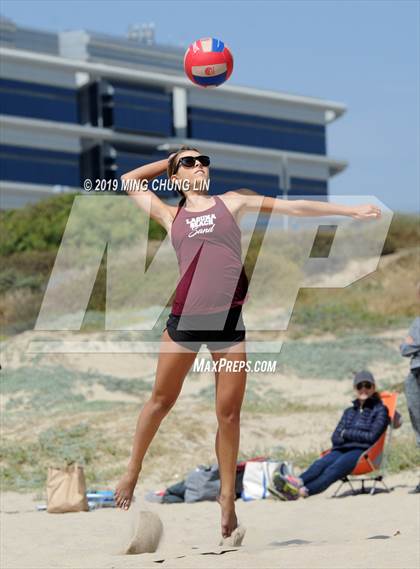 Thumbnail 1 in Mira Costa vs. Laguna Beach (IBVL Southern Pacific Final) photogallery.