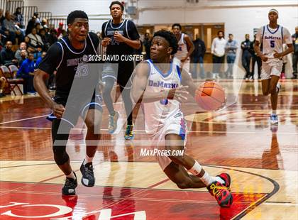 Thumbnail 2 in Our Lady of Mount Carmel vs. DeMatha (Capital Hoops Mayhem on Military) photogallery.