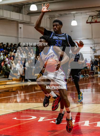 Thumbnail 1 in Our Lady of Mount Carmel vs. DeMatha (Capital Hoops Mayhem on Military) photogallery.
