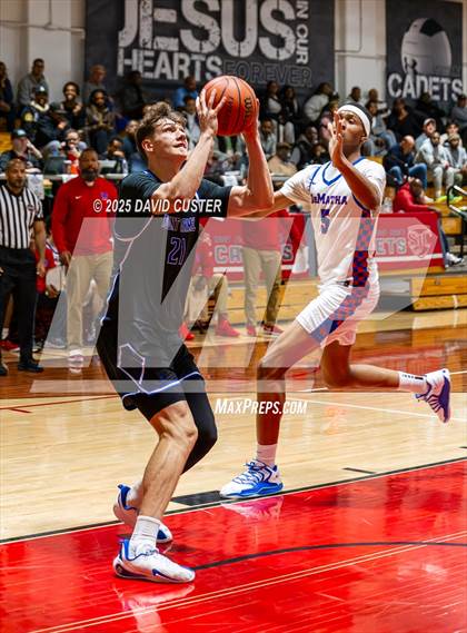 Thumbnail 3 in Our Lady of Mount Carmel vs. DeMatha (Capital Hoops Mayhem on Military) photogallery.