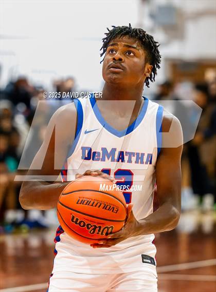 Thumbnail 2 in Our Lady of Mount Carmel vs. DeMatha (Capital Hoops Mayhem on Military) photogallery.