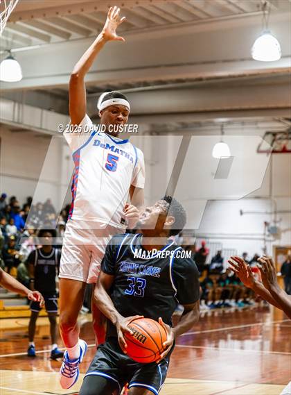 Thumbnail 2 in Our Lady of Mount Carmel vs. DeMatha (Capital Hoops Mayhem on Military) photogallery.