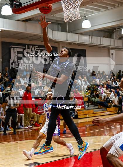 Thumbnail 1 in Our Lady of Mount Carmel vs. DeMatha (Capital Hoops Mayhem on Military) photogallery.