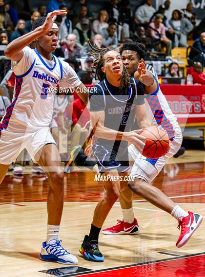 Thumbnail 2 in Our Lady of Mount Carmel vs. DeMatha (Capital Hoops Mayhem on Military) photogallery.