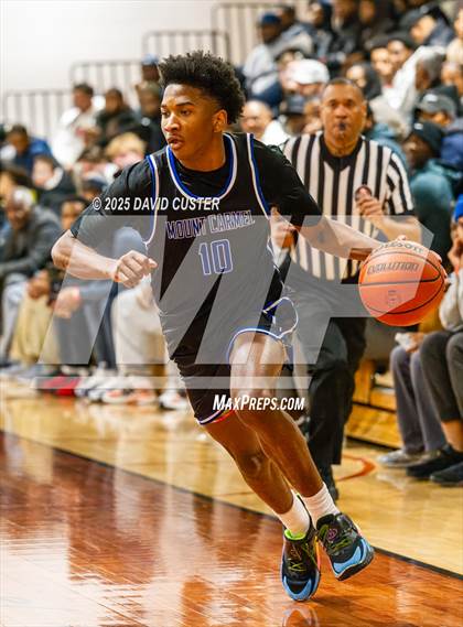 Thumbnail 2 in Our Lady of Mount Carmel vs. DeMatha (Capital Hoops Mayhem on Military) photogallery.