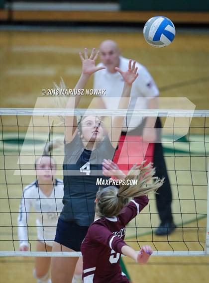 Thumbnail 2 in Stoney Creek vs. Walled Lake Northern (MHSAA D1 Regional Semifinal) photogallery.