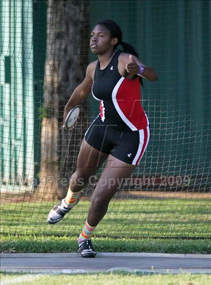 Thumbnail 1 in CIF State Championships (Girls Discus) photogallery.