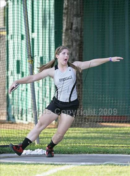 Thumbnail 2 in CIF State Championships (Girls Discus) photogallery.