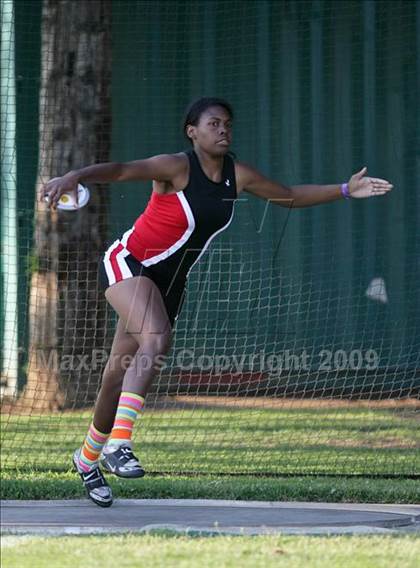 Thumbnail 3 in CIF State Championships (Girls Discus) photogallery.