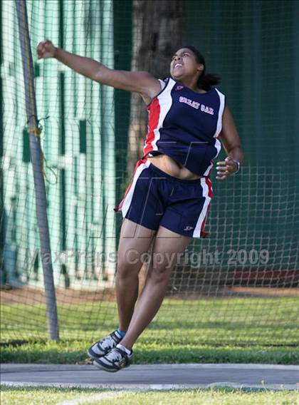 Thumbnail 2 in CIF State Championships (Girls Discus) photogallery.