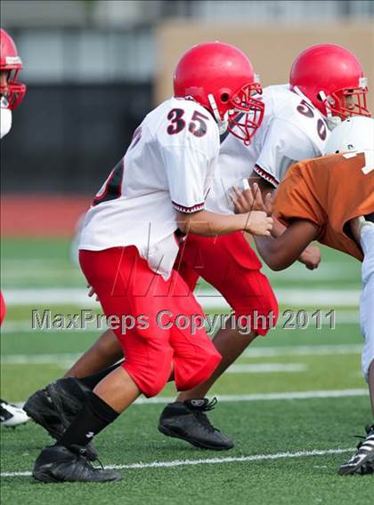 Thumbnail 1 in South Houston Freshman B @ Alvin Freshman White photogallery.