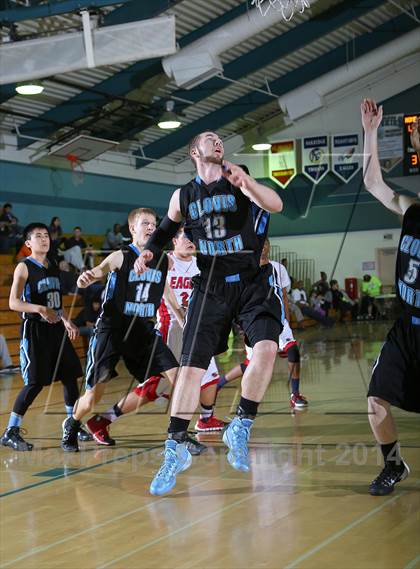 Thumbnail 2 in Clovis North vs. Pleasant Grove (Adidas Challenge) photogallery.