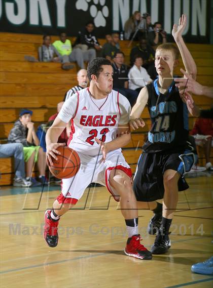Thumbnail 1 in Clovis North vs. Pleasant Grove (Adidas Challenge) photogallery.