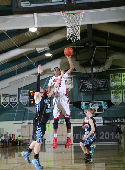 Thumbnail 2 in Clovis North vs. Pleasant Grove (Adidas Challenge) photogallery.
