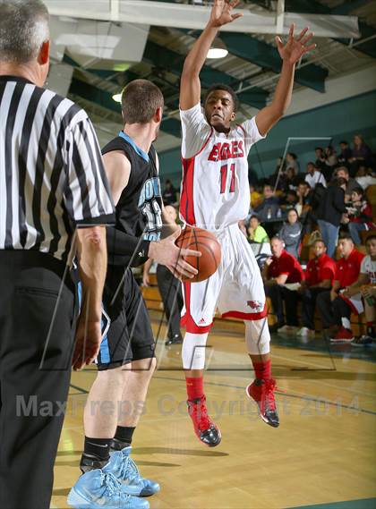 Thumbnail 1 in Clovis North vs. Pleasant Grove (Adidas Challenge) photogallery.