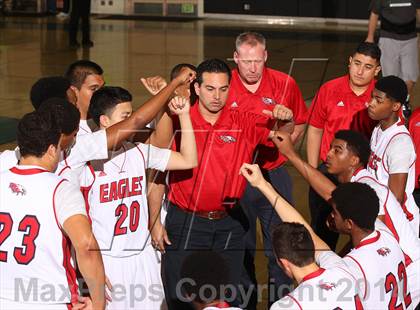 Thumbnail 2 in Clovis North vs. Pleasant Grove (Adidas Challenge) photogallery.