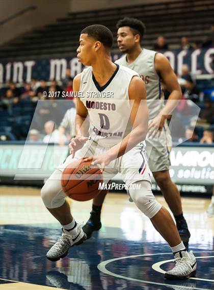 Thumbnail 1 in Modesto Christian vs. Newark Memorial (MaxPreps MLK Classic) photogallery.