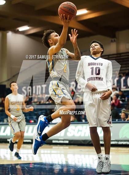 Thumbnail 3 in Modesto Christian vs. Newark Memorial (MaxPreps MLK Classic) photogallery.
