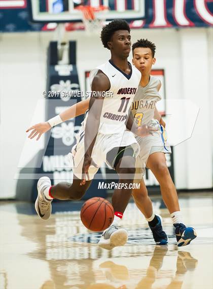 Thumbnail 2 in Modesto Christian vs. Newark Memorial (MaxPreps MLK Classic) photogallery.