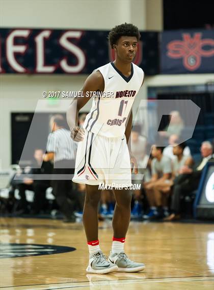 Thumbnail 1 in Modesto Christian vs. Newark Memorial (MaxPreps MLK Classic) photogallery.
