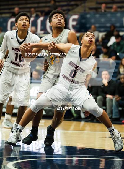 Thumbnail 2 in Modesto Christian vs. Newark Memorial (MaxPreps MLK Classic) photogallery.