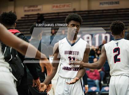 Thumbnail 1 in Modesto Christian vs. Newark Memorial (MaxPreps MLK Classic) photogallery.