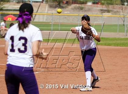 Thumbnail 2 in Mountain View vs Sabino (Tucson Badger Invitational) photogallery.