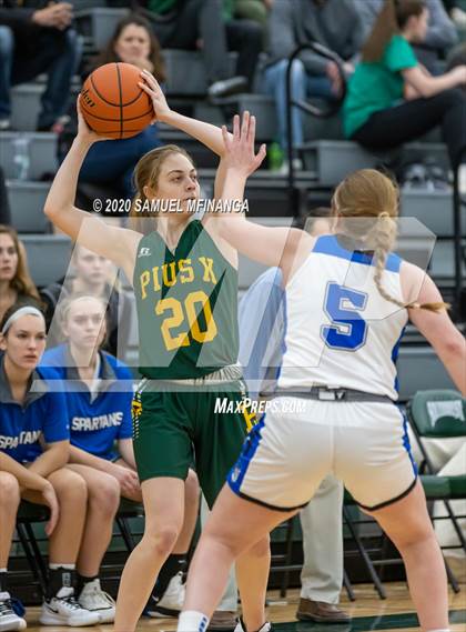 Thumbnail 1 in Lincoln East vs. Pius X (HAC Tournament) photogallery.