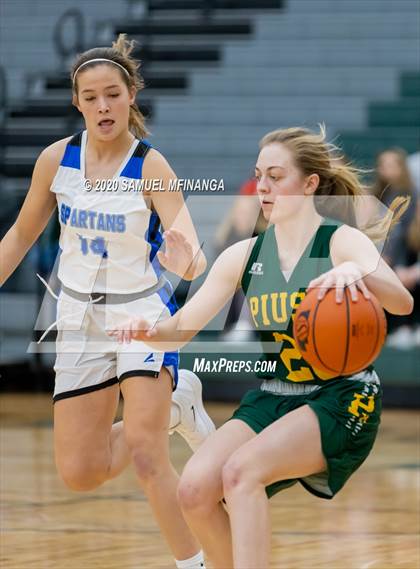 Thumbnail 2 in Lincoln East vs. Pius X (HAC Tournament) photogallery.