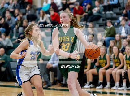 Thumbnail 2 in Lincoln East vs. Pius X (HAC Tournament) photogallery.